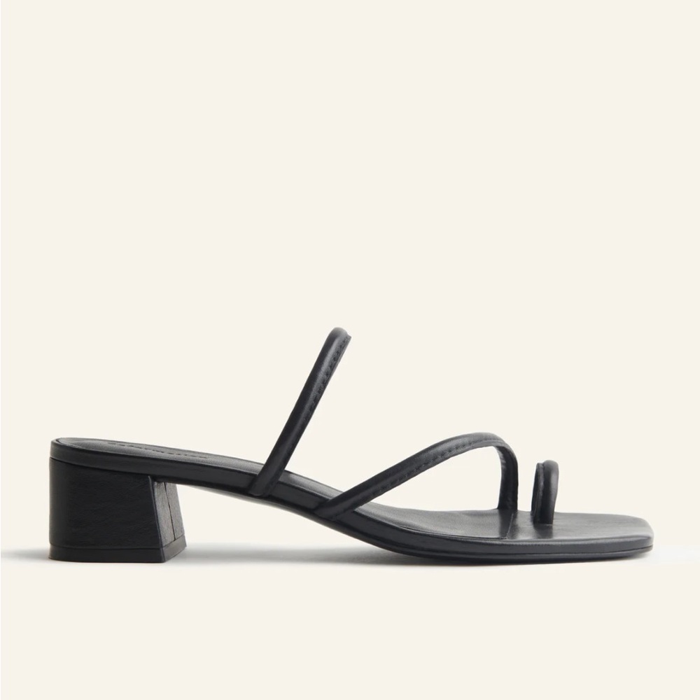 Reformation Meena Toe Ring Block Heel Sandal